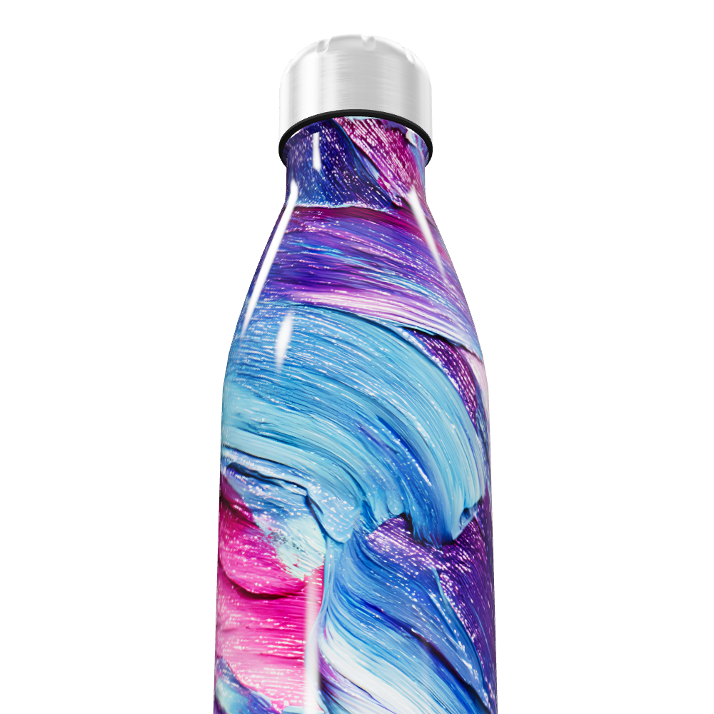 Garrafa Inox Estampa Colorida 500ml