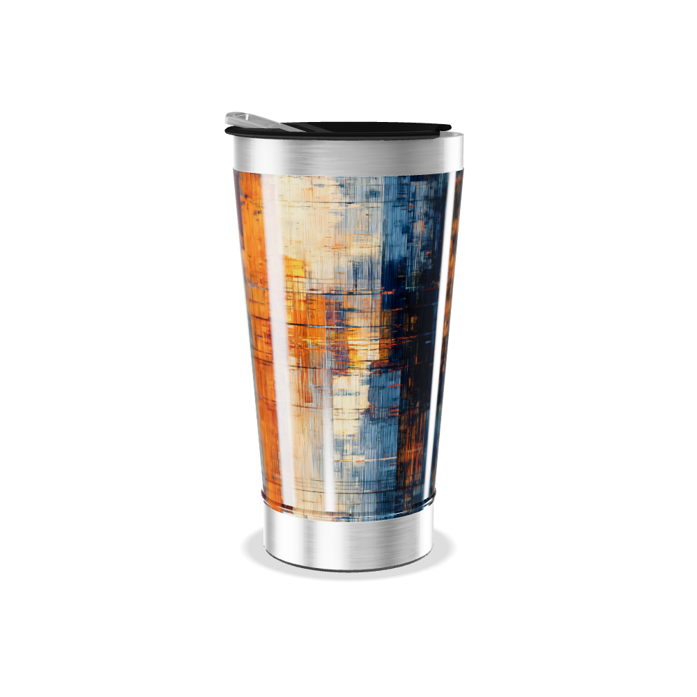 Copo Térmico - Inox Estampa Abstrata