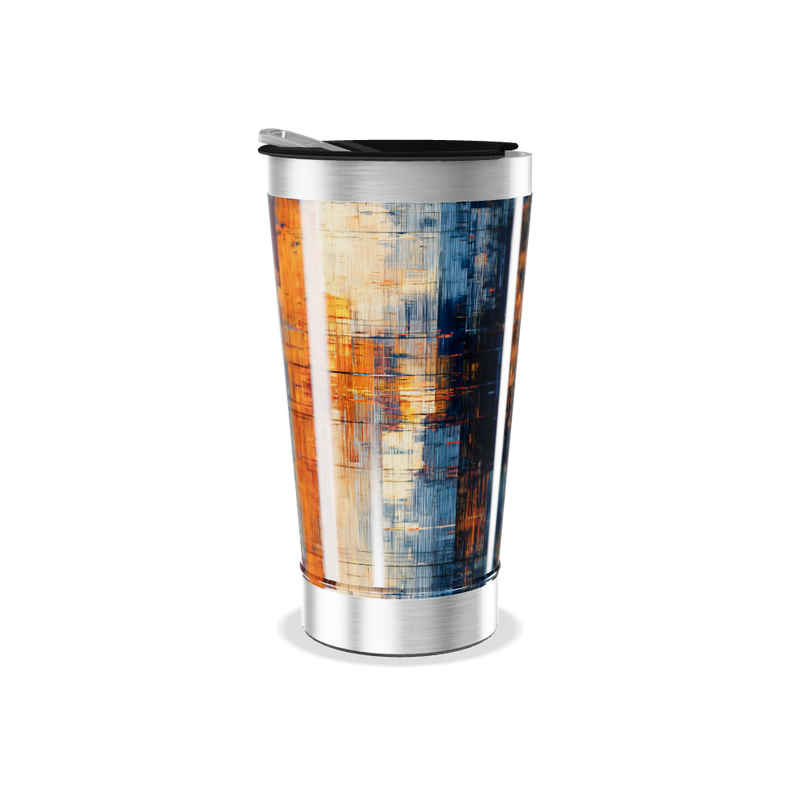 Copo Térmico - Inox Estampa Abstrata