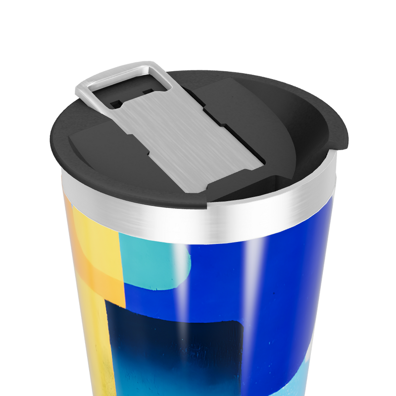 Copo Térmico - Estampa Geométrica Colorida