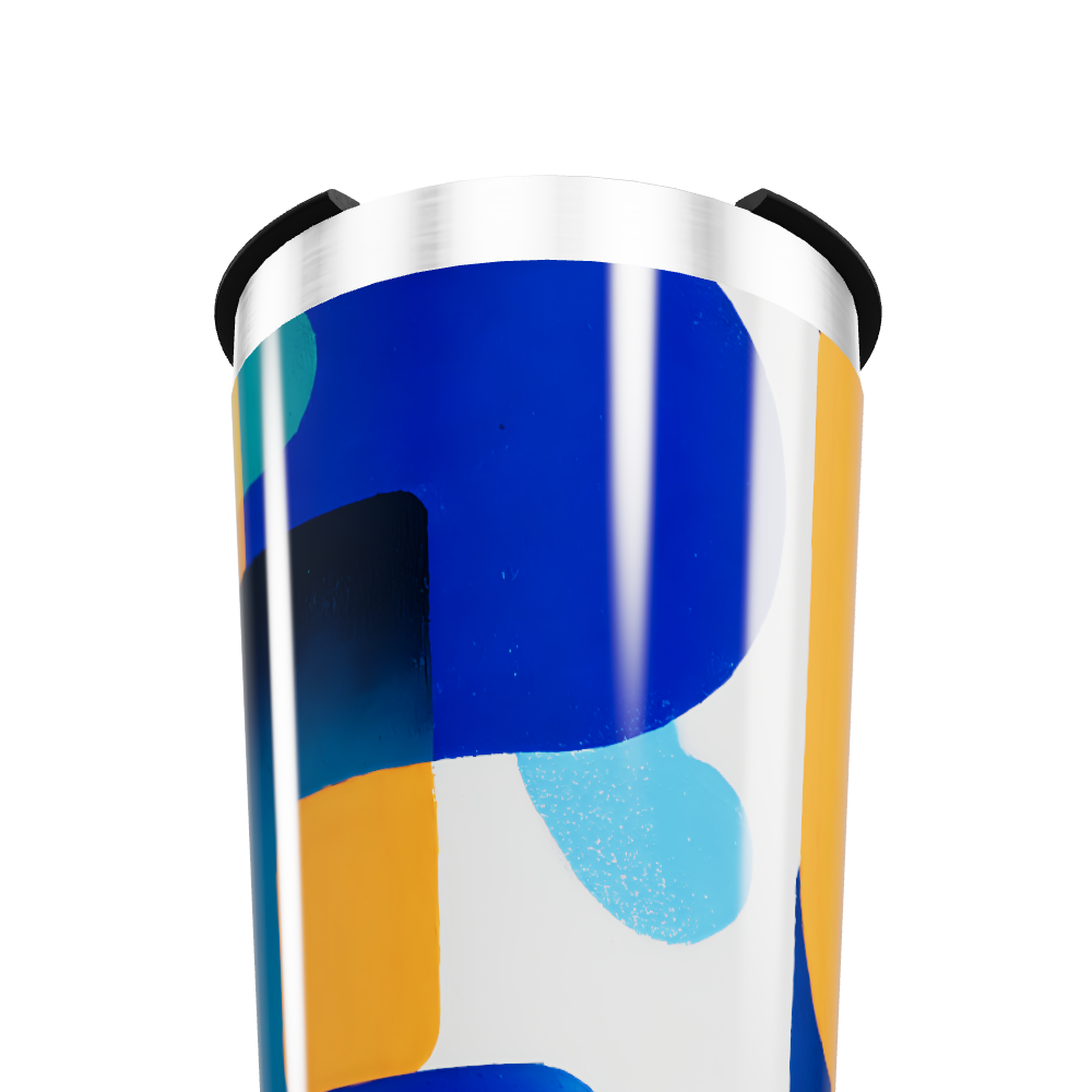 Copo Térmico - Estampa Geométrica Colorida