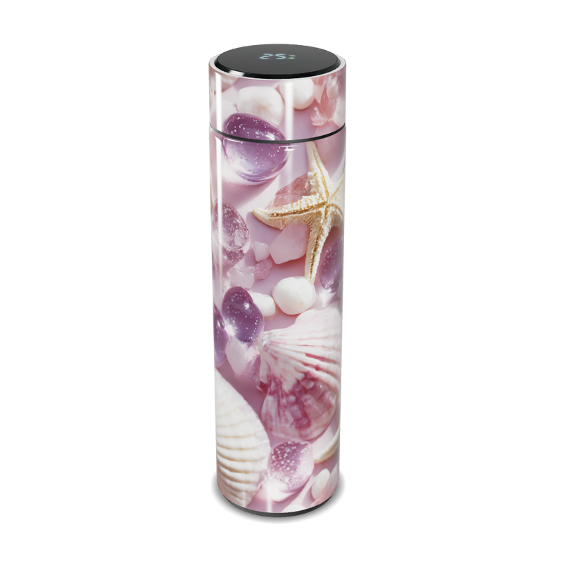 Garrafa Térmica Touch - Estampa Marítima Rosa