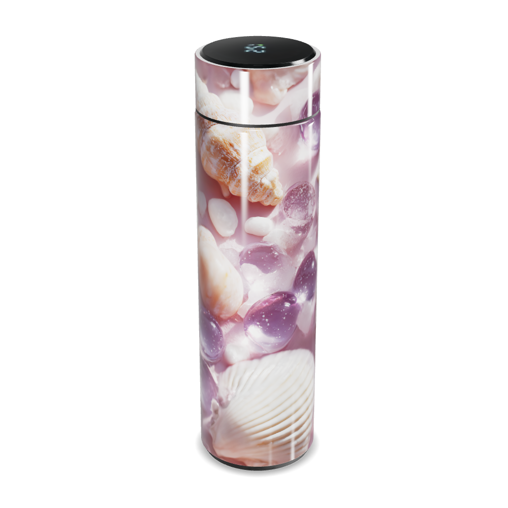 Garrafa Térmica Touch - Estampa Marítima Rosa