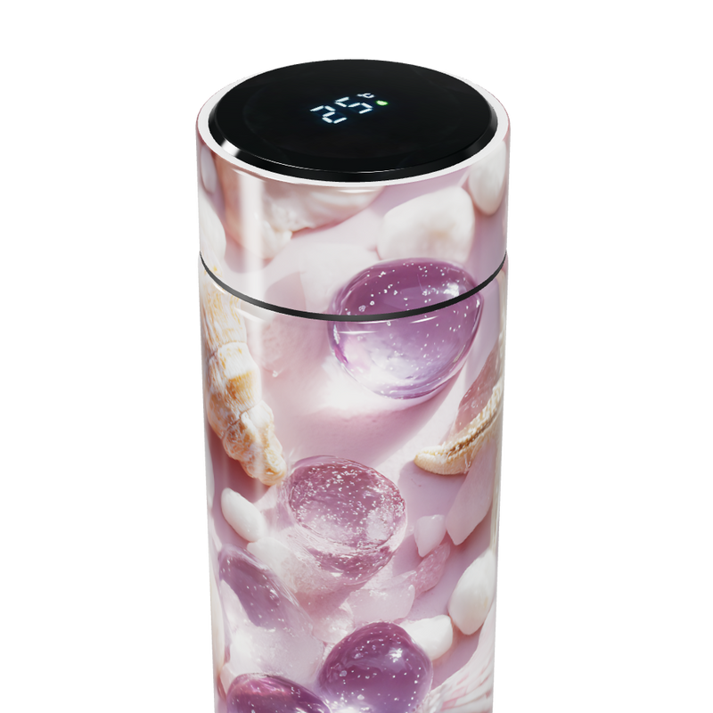 Garrafa Térmica Touch - Estampa Marítima Rosa