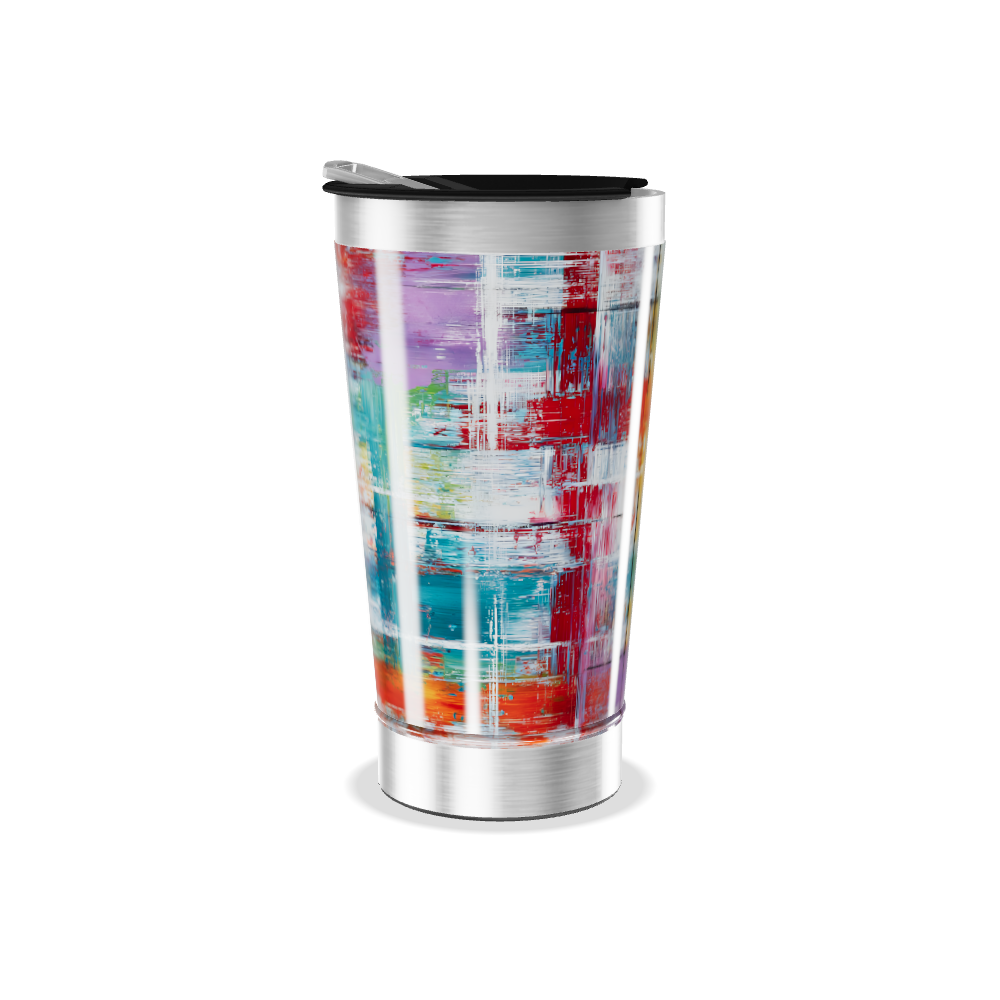 Copo Térmico - Estampa Colorida Aço Inox