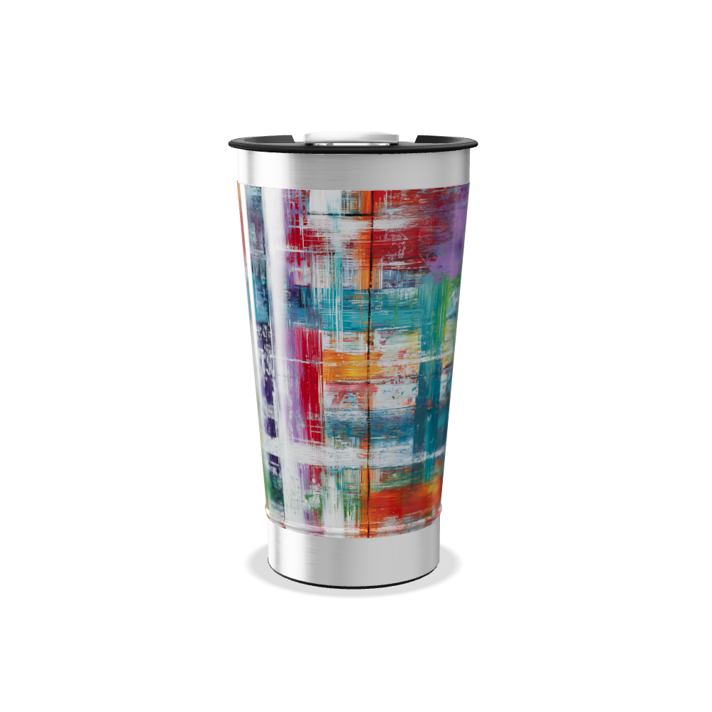 Copo Térmico - Estampa Colorida Aço Inox