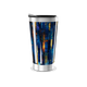 Copo Térmico - Estampa Abstrata Azul