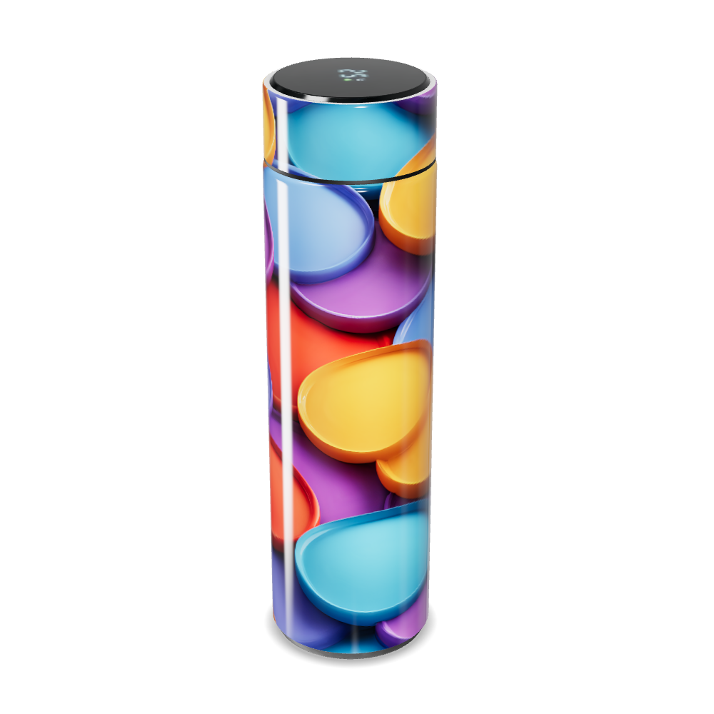 Garrafa Térmica Touch - Estampa Multicolorida