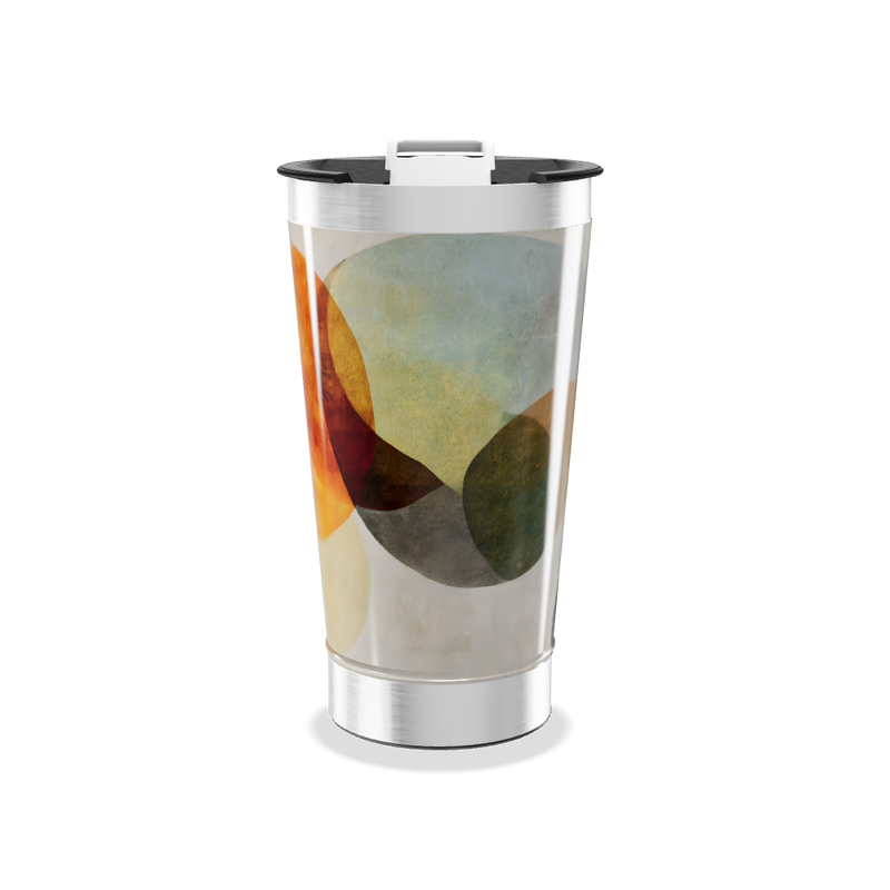 Copo Térmico - Estampa Geométrica Colorida