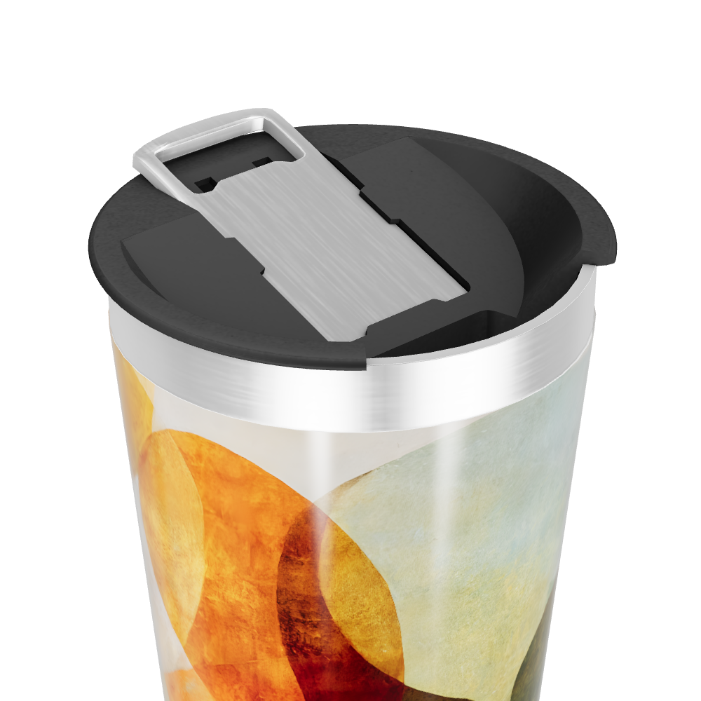 Copo Térmico - Estampa Geométrica Colorida