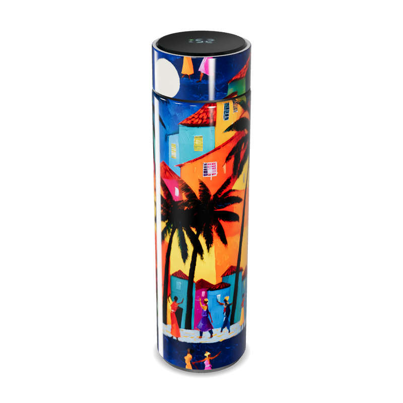 Garrafa Térmica Touch - Estampa Colorida Tropical