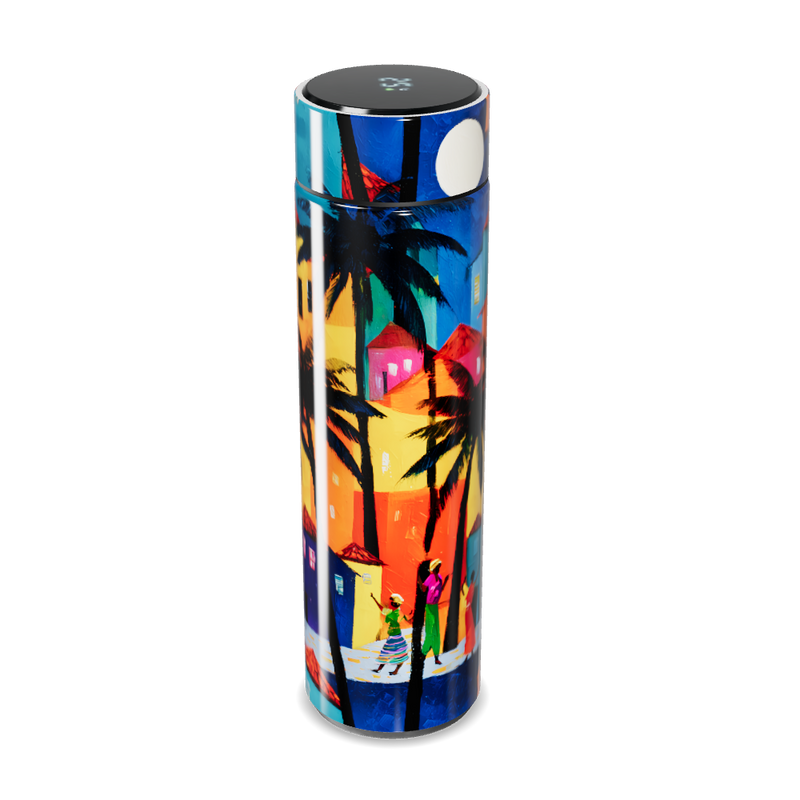 Garrafa Térmica Touch - Estampa Colorida Tropical