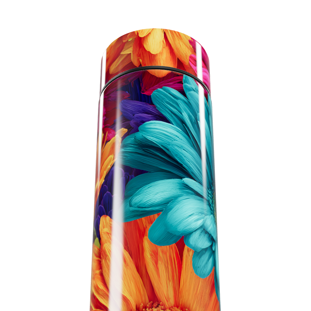 Garrafa Térmica Touch - Floral Colorida Inox