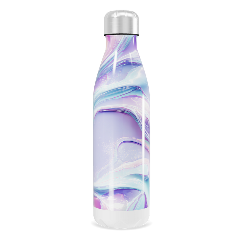 Garrafa Inox - Estampa Pastel Iridescente
