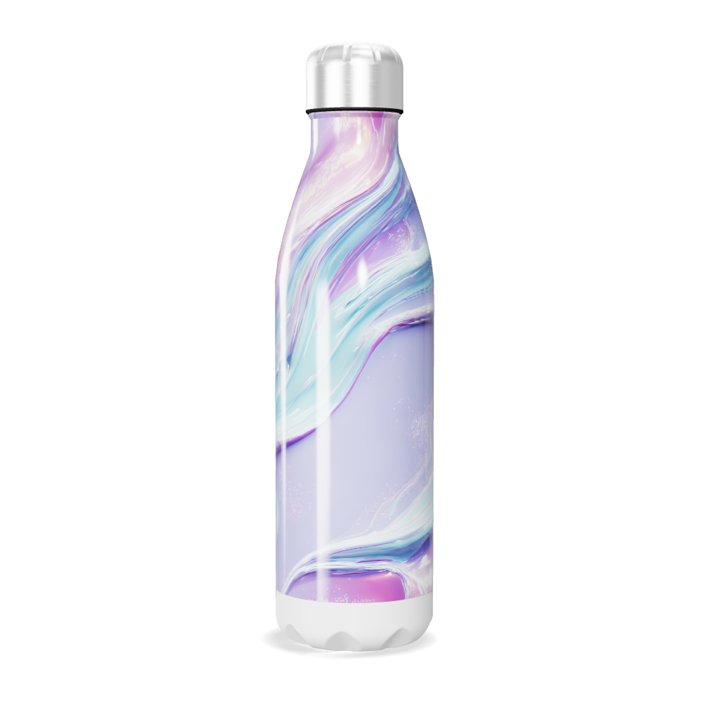Garrafa Inox - Estampa Pastel Iridescente
