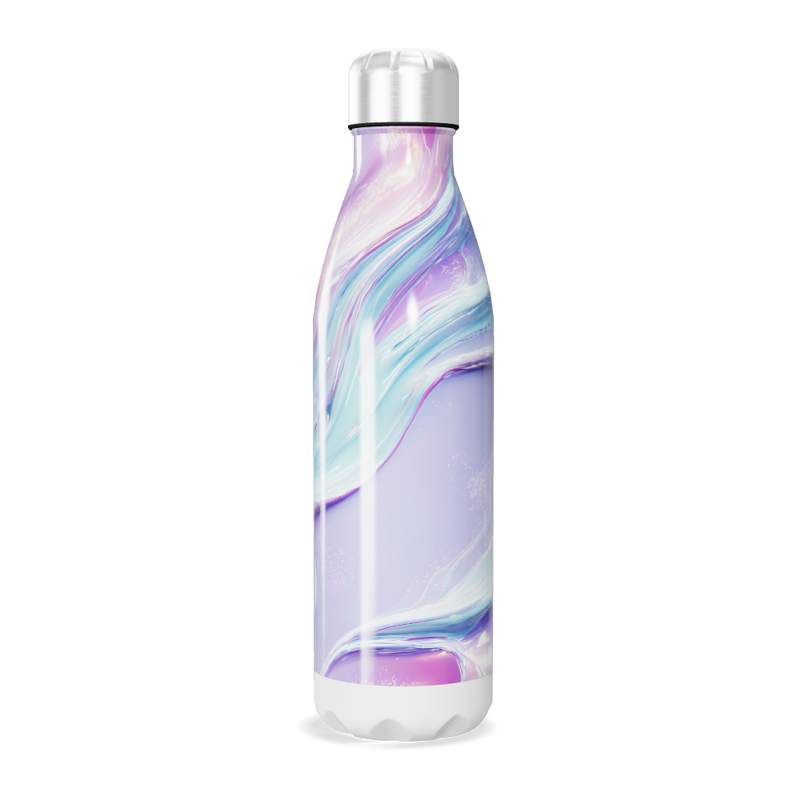 Garrafa Inox - Estampa Pastel Iridescente
