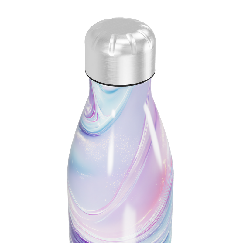 Garrafa Inox - Estampa Pastel Iridescente