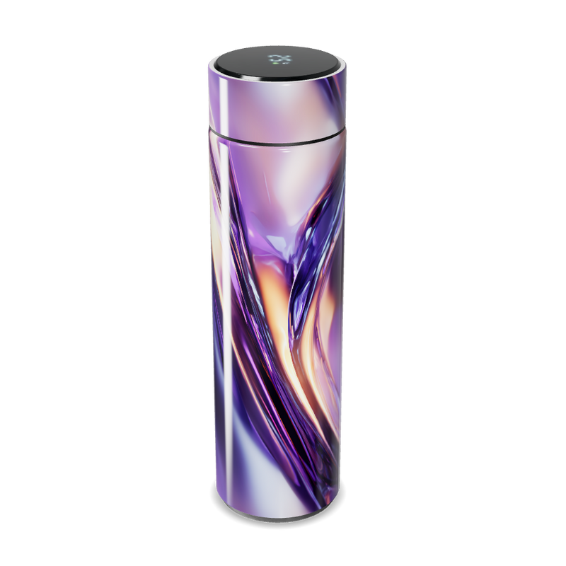 Garrafa Térmica Touch - Roxa com Display LED