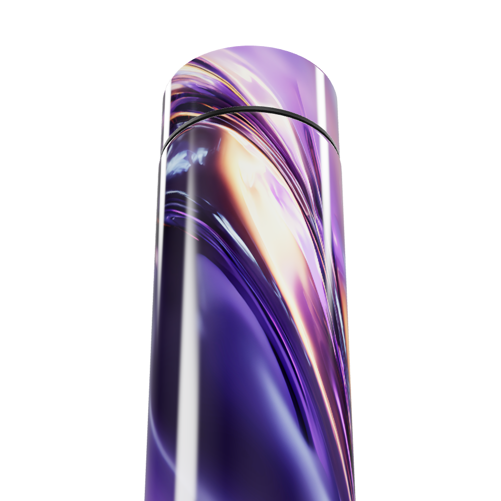 Garrafa Térmica Touch - Roxa com Display LED