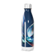 Garrafa Inox - Azul com Estampa Abstrata