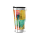 Copo Térmico - Efeito Abstrato Colorido
