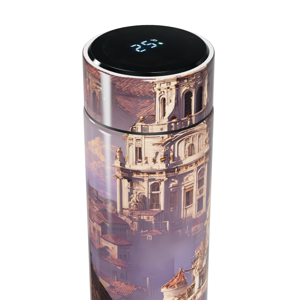 Garrafa Térmica Touch - Estampa Arquitetura