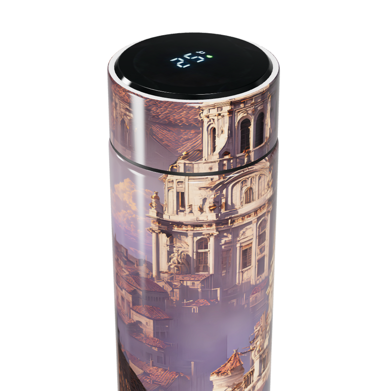Garrafa Térmica Touch - Estampa Arquitetura