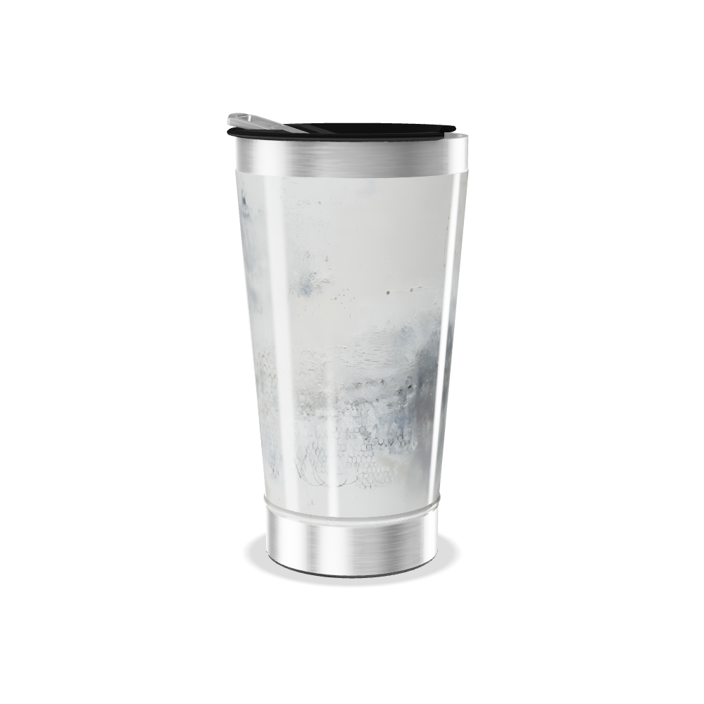 Copo Térmico - Estampa Abstrata Inox