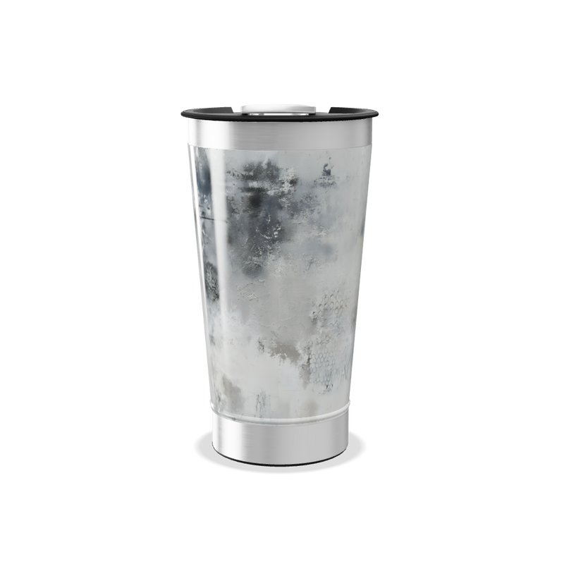 Copo Térmico - Estampa Abstrata Inox