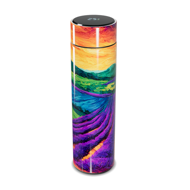 Garrafa Térmica Touch - Estampa Colorida Paisagem