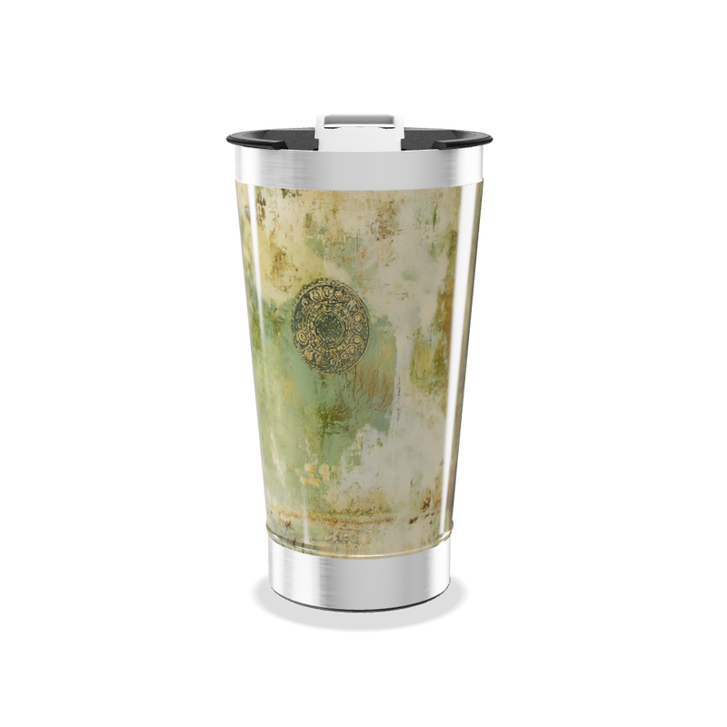 Copo Térmico - Estampa Mandala Verde