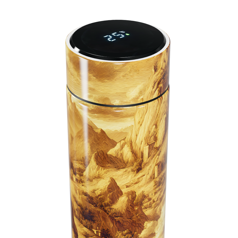 Garrafa Térmica Touch - Estampa Paisagem