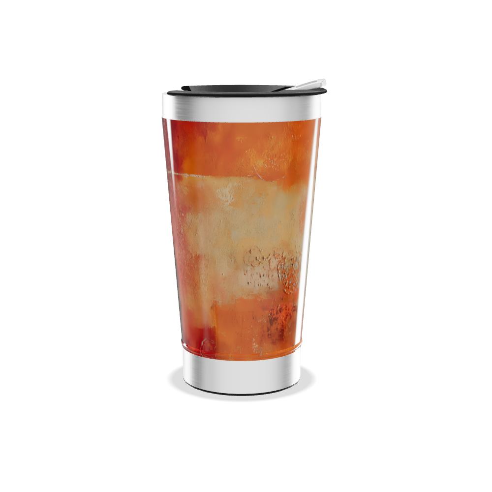 Copo Térmico - Estampa Abstrata Colorida