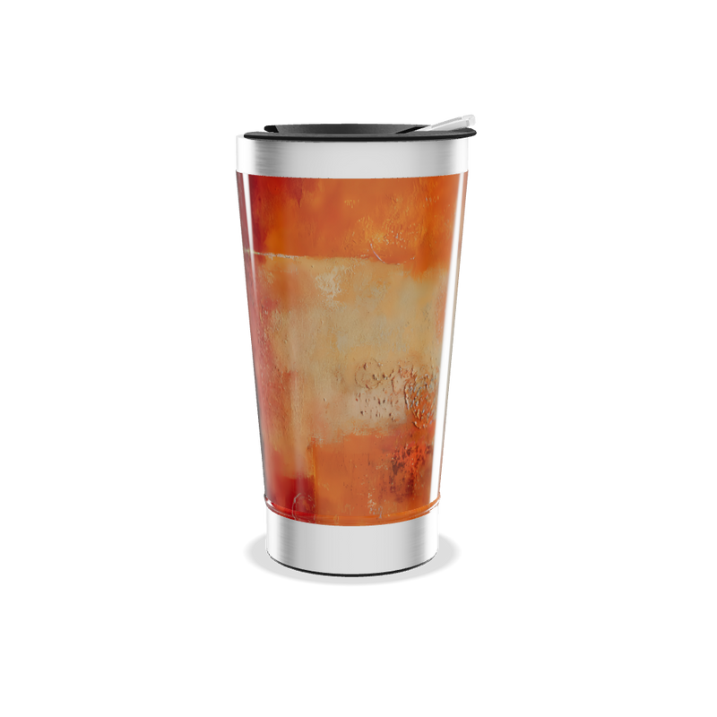 Copo Térmico - Estampa Abstrata Colorida