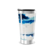 Copo Térmico - Azul com Estampa Abstrata