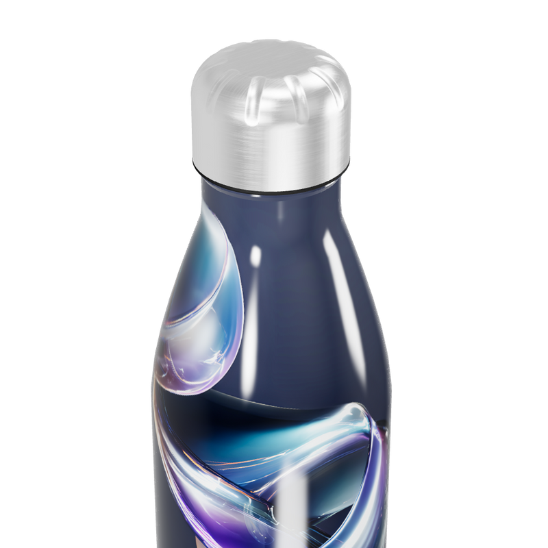 Garrafa Inox - Design Azul Metálico