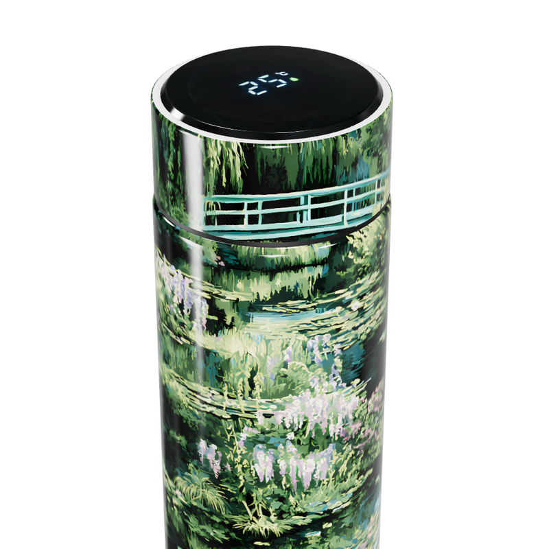 Garrafa Térmica Touch Estampa Monet Jardim