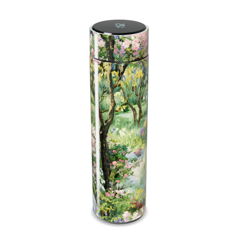 Garrafa Térmica Touch - Estampa Jardim Florido