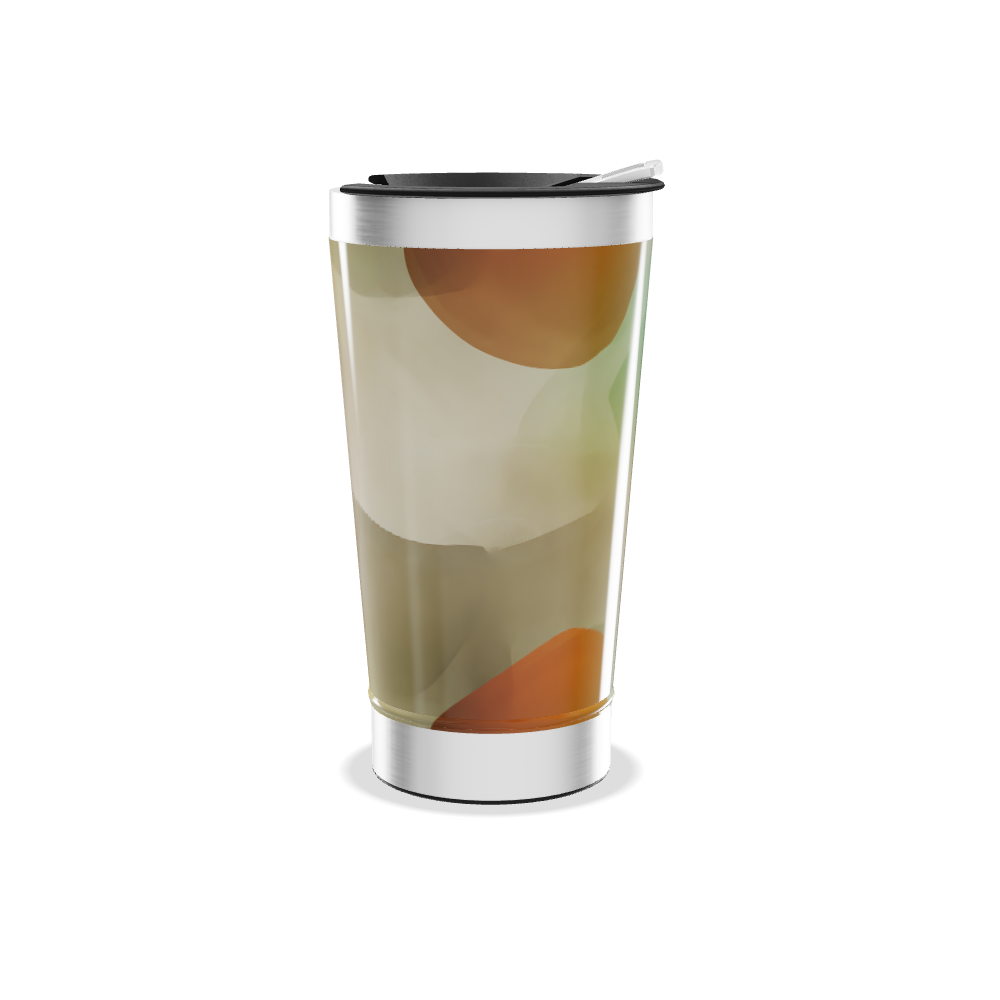 Copo Térmico - Estampa Abstrata Colorida