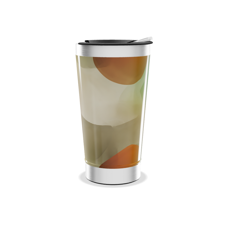 Copo Térmico - Estampa Abstrata Colorida
