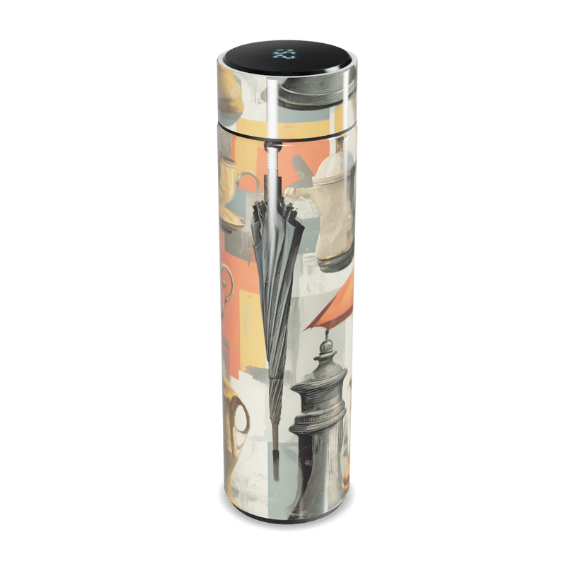 Garrafa Térmica Touch - Estampa Criativa Chess