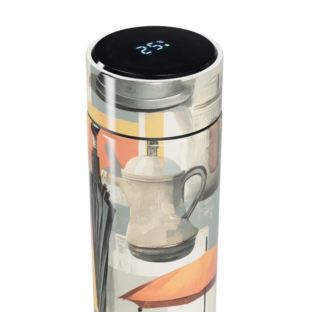 Garrafa Térmica Touch - Estampa Criativa Chess