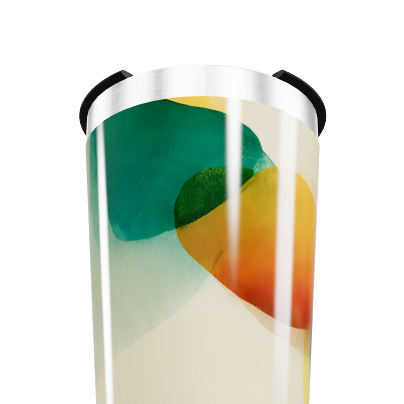 Copo Térmico - Abstrato Colorido Aço Inox