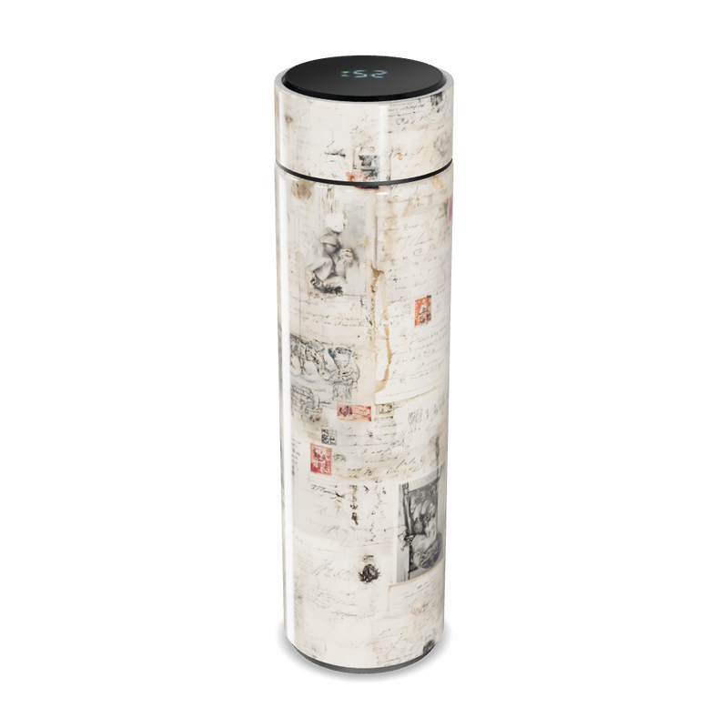 Garrafa Térmica Touch - Estampa Vintage