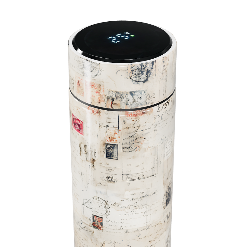 Garrafa Térmica Touch - Estampa Vintage