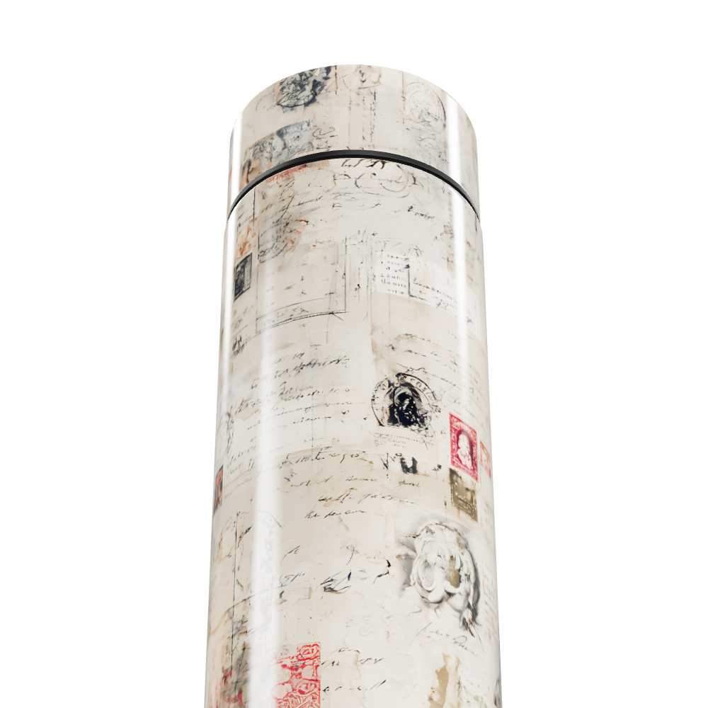 Garrafa Térmica Touch - Estampa Vintage