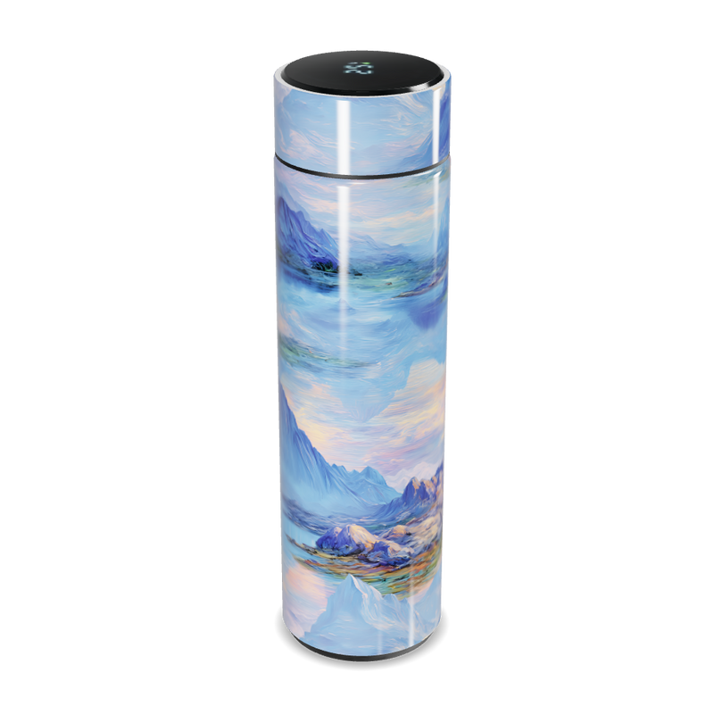 Garrafa Térmica Touch - Paisagem Azul