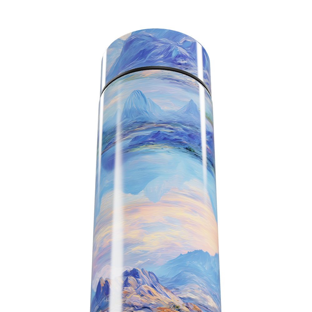 Garrafa Térmica Touch - Paisagem Azul