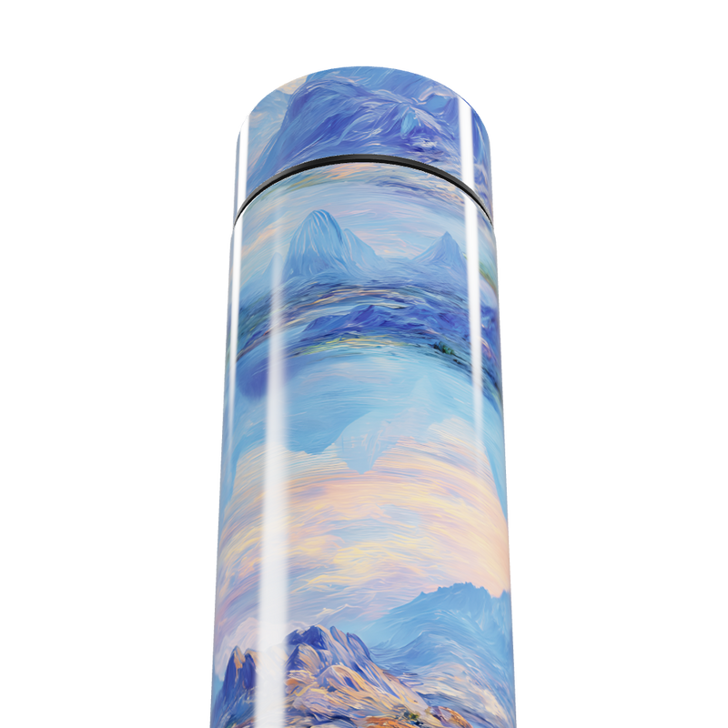 Garrafa Térmica Touch - Paisagem Azul