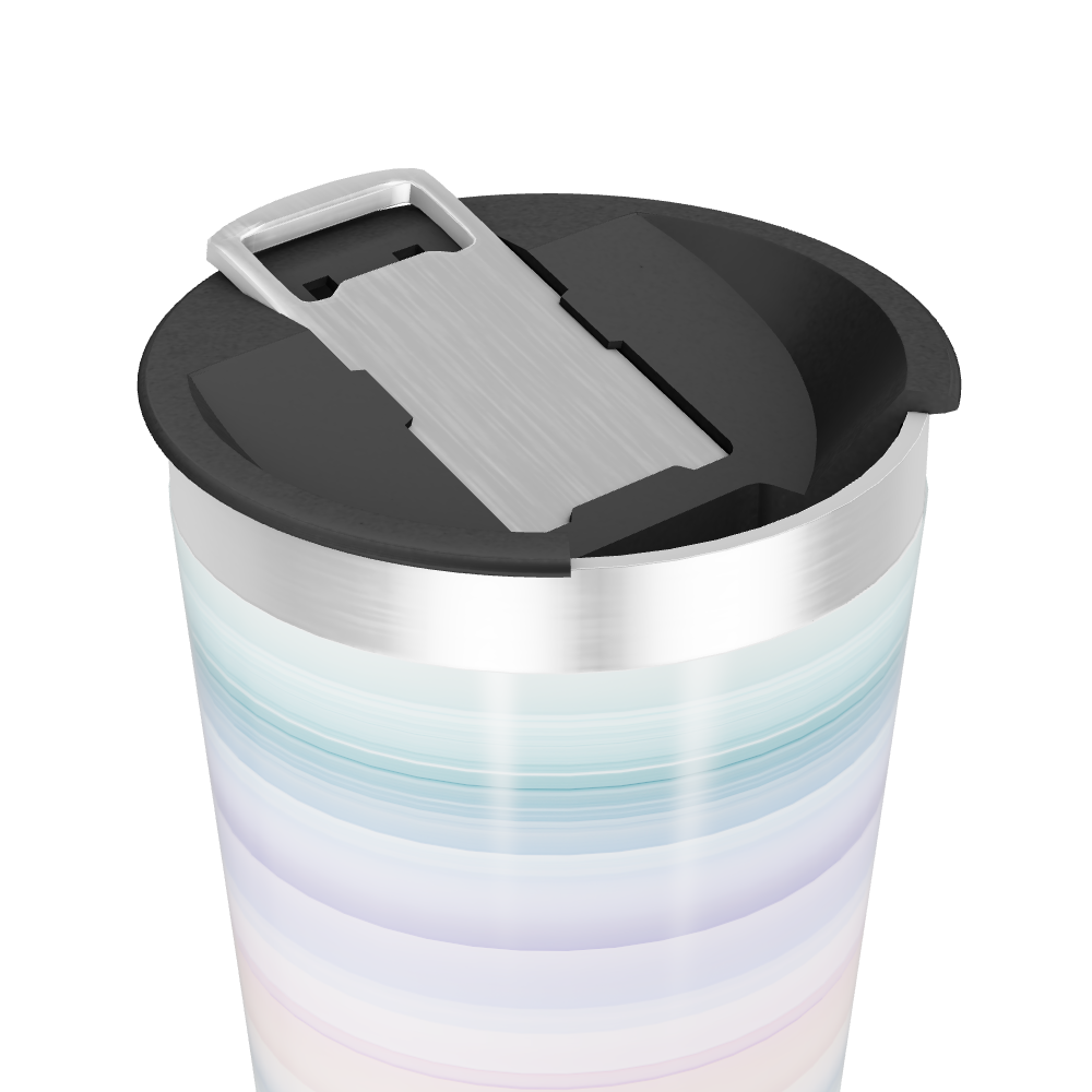 Copo Térmico - Listras Multicoloridas